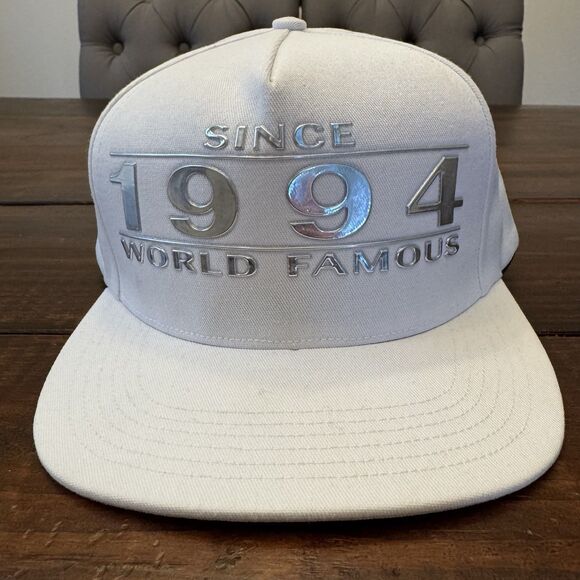 Supreme World Famous Way Back Snapback Hat